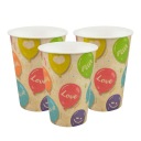 Kraft Balloons Papierové poháre Narodeninové balóny 200 ml, 12ks + poplatok SUP