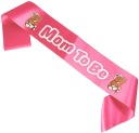 Sashe Budem mamou MOM TO BE Pink Baby Shower Stork