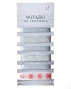 Ozdobné vianočné stuhy 1,5 m x 6 ks