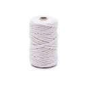 Biela bavlnená šnúrka 50g/30m