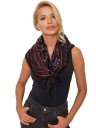 Dámska šatka, šatka, BANDANA, rastlinný vzor