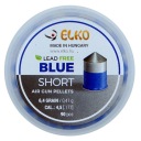 Modré krátke teflónové guličky do vzduchovej pištole 0,41 g kal. 4,5 mm 90 kusov