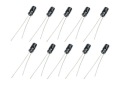 ELEKTROLYTICKÝ KONDENZÁTOR 1uF/50V 105C 10 KS