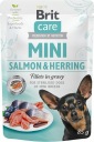 Brit Care Mini vrecko na losos a sleď 85 g