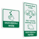 Save Water, Save Paper - samolepky