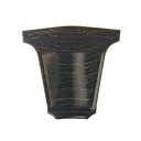 Vnútorný roh pre 37 mm lištu na pracovnú dosku WENGE