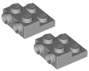 LEGO tanier 2x2x2/3 J. Grey (99206/4654577) x2