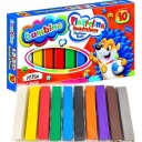 BAMBINO hranatá plastelína 10 farieb KVALITA!