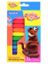 ZNAČKOVÁ BEZLEPKOVÁ PLASTIKA BEZLEPKOVÁ 12 FARIEB NARA KIDDY CLAY 200g
