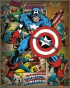 Retro plagát Marvel Captain America 40x50 cm