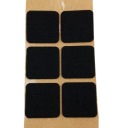 Samolepiace plstené podložky pod nábytok – ČIERNA 40x40mm