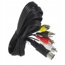 Kábel DIN zástrčka 5p - 4x RCA zástrčka 1,8m (0417)