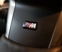 BMW M-Power chrómová 3D nálepka 17x9 odznak na ráfikoch, volant - 1 ks