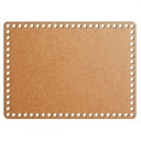 šedý základný košík dno 25x34cm HDF obdĺžnik