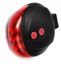 D1O70 LASEROVÁ LASEROVÁ ČERVENÁ LED BICYKLE LAMPA