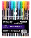 SADA FAREBNÝCH GÉLOVÝCH PERÁ NEON 12 ks