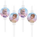 FROZEN 2 papierové slamky ANNA elsa x4