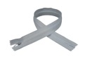 Zips, SAMOSTATNÝ Zips, KRYTÁ ČIPKA, 40cm, SIVÁ