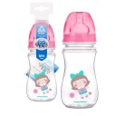 CANPOL ŠIROKÁ ANTIKOLICKÁ FĽAŠA 240ml HRAČKY +3m