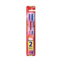 Stredná zubná kefka Colgate Double Action Medium 2 ks