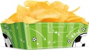 Boxy na futbalové chrumky, 3 kusy