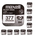 BATÉRIA MAXELL 377 SR626SW 1,55V 10 KS
