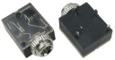 Panelová stereo mini jack zásuvka s prepínačom /0050