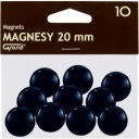 Magnety 20mm čierne (10 ks) 130-1687 GRAND