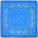 Bandana modrá šatka do vlasov bandana paisley badnanka bandana rock