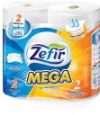 Celulózová papierová utierka Zefir v balení 2 ks, biela