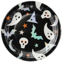 HALLOWEEN Ghost papier TANIERE ČIERNA x6