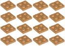 LEGO 3022 TANIER 2x2 nugát pr. NOVINKA (10g) 16 ks