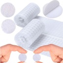 SAMOLEPIACI VELCRO OKRUHOVÉ KRUHY S LEPIKOM DIY 15mm 60 párov BIELY
