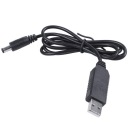 USB napájací kábel prevodník 12V 1A 5,5/2,5 2,5/5,5