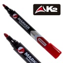 Permanentná fixka, fixka, stavebná fixka K2 RED, 1 ks