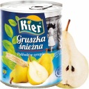 Polovičky poľskej snežnej hrušky v light sirupe v plechovke marinády 820g KIER