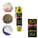 HIGHTACK INŠTALAČNÉ LEPIDLO NA PODLAHOVÉ PÁSOVÉ LAMPY KAZETY LEPENIE