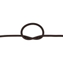 Elastická šnúrka, okrúhla guma, 5 mm, HNEDÁ
