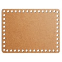 šedý základný košík dno 19x25cm HDF obdĺžnik