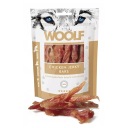 WOOLF CHICKEN JERKY TYČINKY CHUTÍ CHUTÍ KURACIE PÚHY PRE PSOV 100G