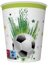 Futbalové papierové poháre FUTBAL Futbalové narodeniny 250ml 8 ks.