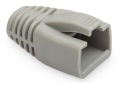 Gumový kryt zástrčky RJ45, sivý, 50 ks