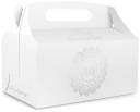 Cake Box Cake Communion Boxy Communion Ďakujeme hosťom IHS