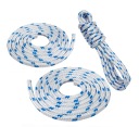 POLYPROPYLÉNOVÉ LANO Splietané plachetnicové lano BIELY 8mm 10M