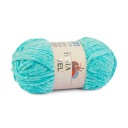 100g priadze Himalaya Velvet 35, tyrkysová