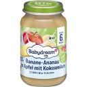 BABYDREAM BIO DEZERT BANÁN ANANÁS JABLKO KOKOSOVÉ MLIEKO 5m 190g