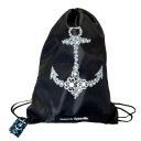 Ľahký čierny batoh do školy aj na pláž