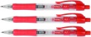 Q-Connect zasúvacie guľôčkové pero 0,7 mm červené x 3