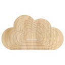 Drevený RING veľký 40cm ZÁKLADNA CLOUD DREAMCATCHER 7 ks