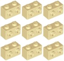 LEGO 11211 BRICK 1x2 2 kolíky piesok (9g) 9 ks.